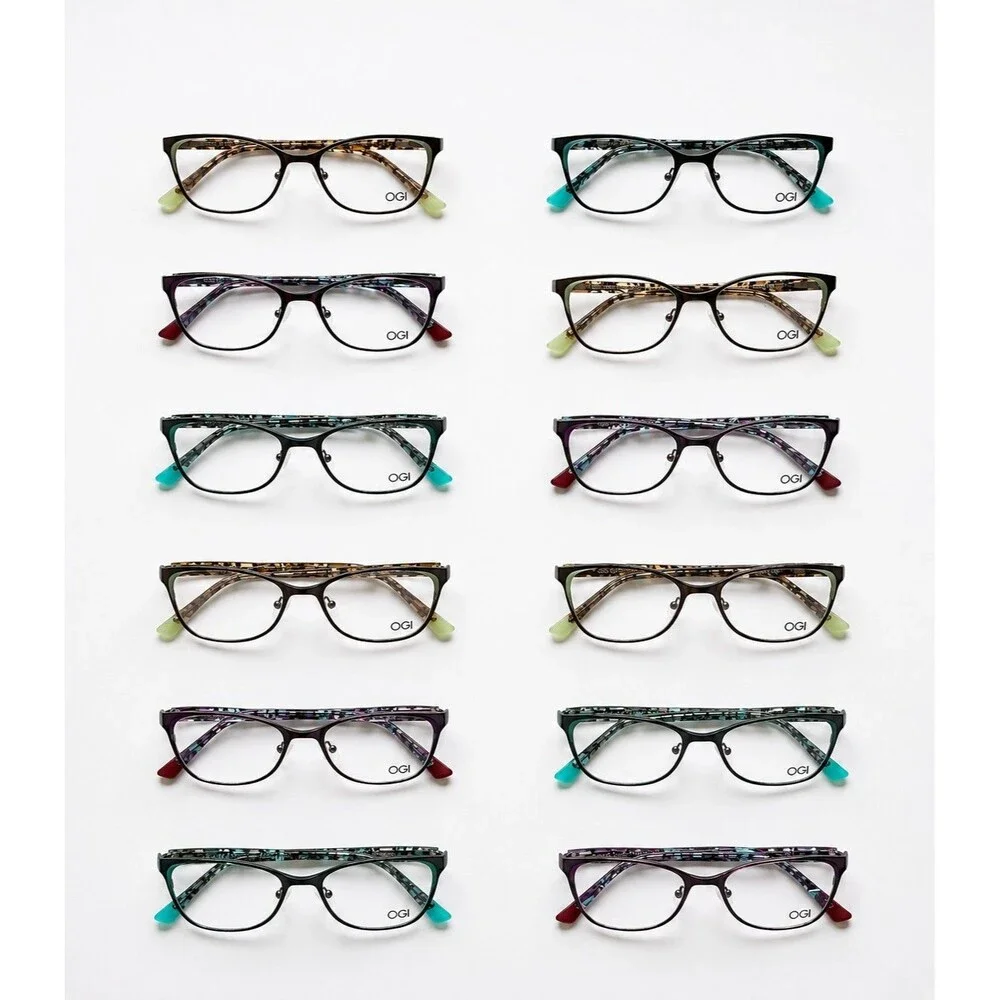 Reseller Lot 50 Pairs OGI Mens Womens Kids Eyeglasses Frames Japan-Never Worn